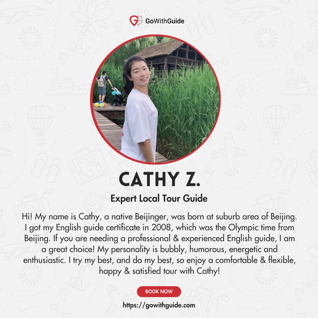 GoWithGuide's tweet image. Happy #friyay! Let&apos;s kick off the #weekendvibes with a quick trip to #beijing with local guide and nature lover Cathy Z. who shared her favorite sites with traveler Yuri K.
Photo credits: Cathy Z. (tour guide) check her out here! gowithguide.com/supplier/39806