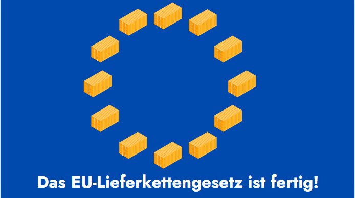 #BREAKING Gerade haben die EU-Mitgliedsstaaten final dem EU-Lieferkettengesetz zugestimmt. Ab 2027 heißt es dann: wir haben ein wirksames Instrument gegen Ausbeutung in den globalen Lieferketten in der EU!