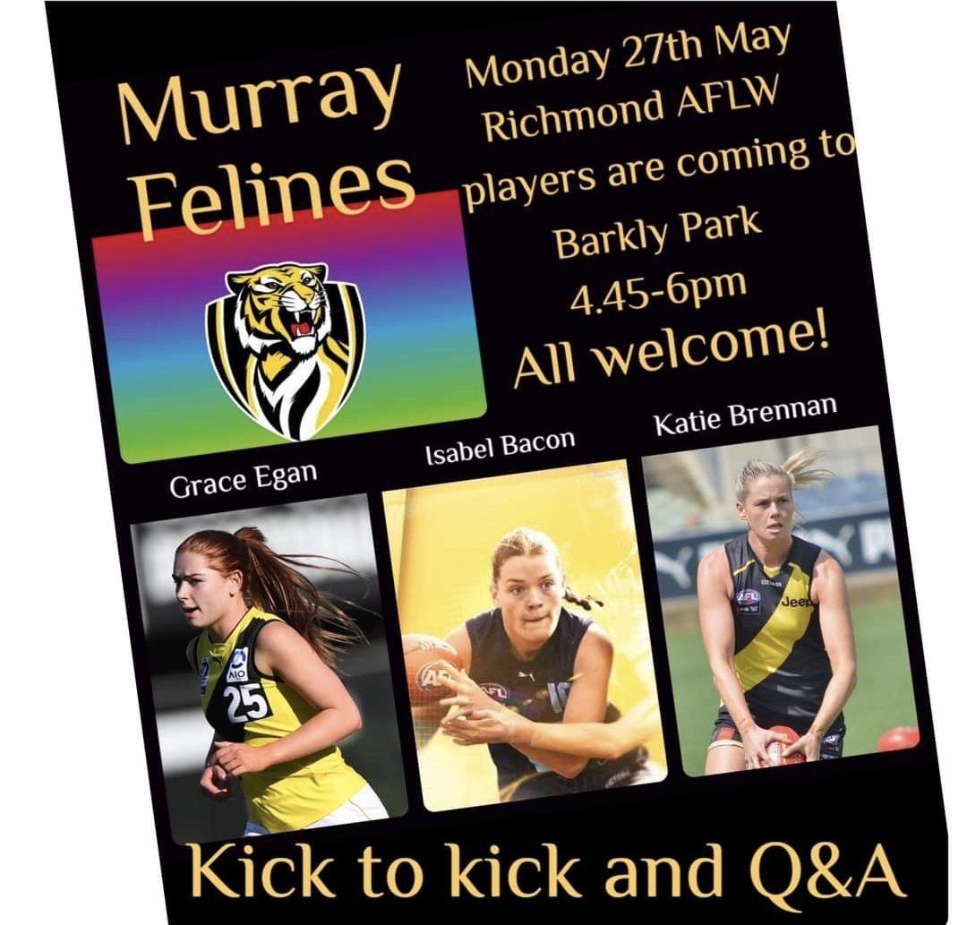 M_Habba's tweet photo. Super excited, thanks to all that made this possible, from a grateful club and coach #ourgirlsarestars @aflwomens @Richmond_FC https://t.co/yBjMuBtowZ