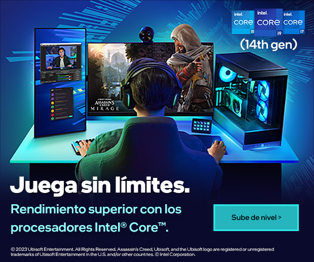 💥 Cumple con todas tus ambiciones, en el juego y en el mundo real, con Intel 14ª 🚀 Disfruta de un rendimiento excepcional y funciones innovadoras que te llevarán al éxito. 🔝🌟 ¡No esperes más, da el salto al futuro hoy mismo! #Intel

Link: i.mtr.cool/rxnohhdgmu
