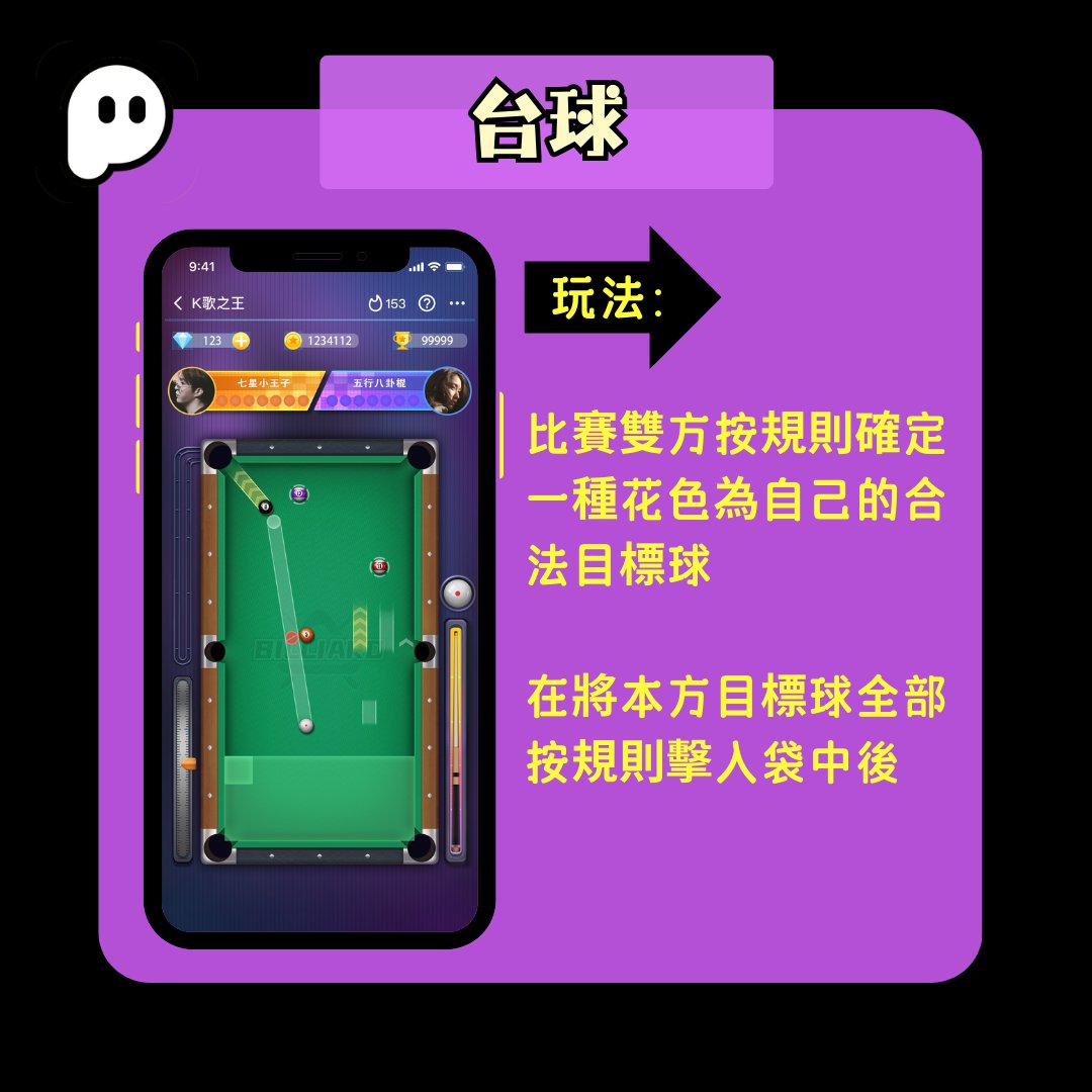 PartyingTaiwan's tweet photo. 盡享8球台球樂趣，Partying App帶你邊玩邊聊！🎱💬

趕快下載Partying App，邀請好友一起加入8球台球的對戰，體驗邊玩遊戲邊聊天的無限樂趣！✨

#PartyingApp #8球台球 #實時互動 #台球對決 #partying #partyingtaiwan #partyingtw #friend #party #台灣交友軟體 #台灣 #手游  #台灣partyroom #語音房 https://t.co/lb9zF2NGt1