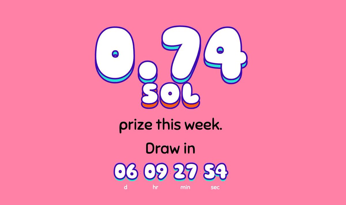 GM Partiers ☕️

Congratulations to yesterday's lottery winners! 🪩
We have something special for you this week! All the prize pots were boosted 😏

Don't miss the opportunity to win a jackpot this week, along with making yourself eligible for the $PARTY airdrop 🪂