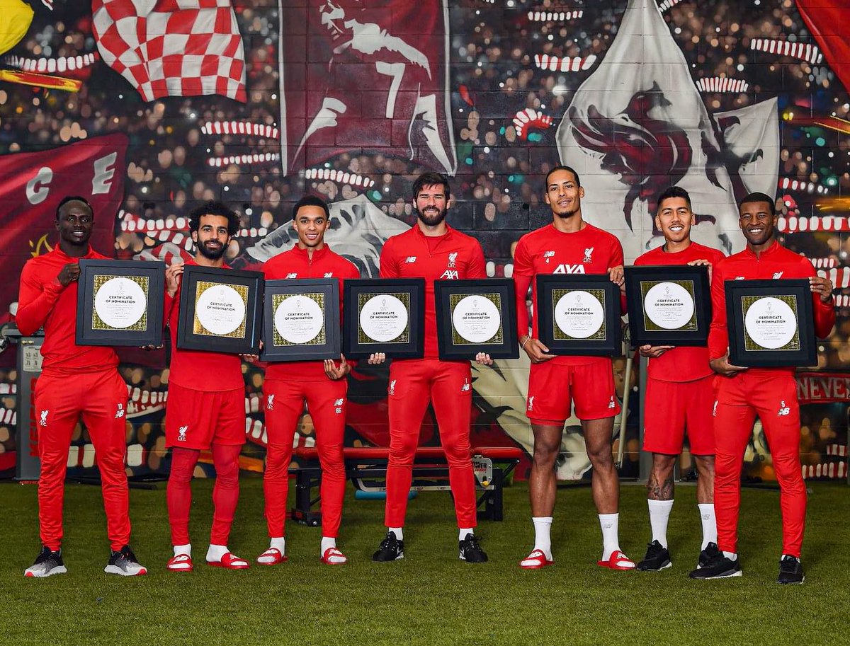 7 Ballon D’or nominees in 2019 under Klopp. A record broken at the time. 4 of them finished in the top 7. 

2018-22 side under Klopp, it was special. ❤️