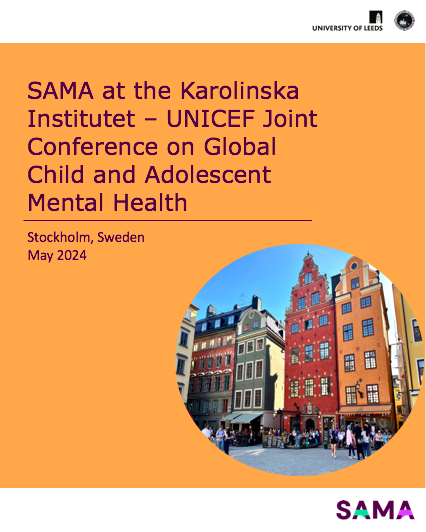 The SAMA team had an incredible time at the Karolinska Institutet and UNICEF joint conference on child and adolescent mental health 'bold ideas for brighter futures' in Stockholm, Sweden🤝

You can read more about it on our blog: sama.org.uk/blog/b0u4lgqx9…