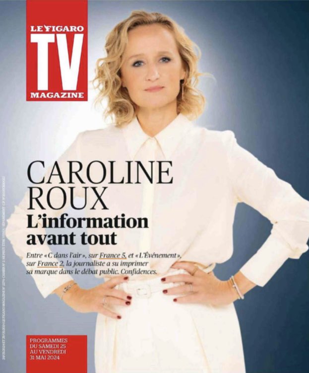 #LesMediasenParlent En Une de @TVMAG @Caroline_Roux « L’information avant tout » @LevenementFTV sur #France2 @Cdanslair sur #France5 Et sur france.tv Merci à @francoisaubel et @SarahLecoeuvre 🙏