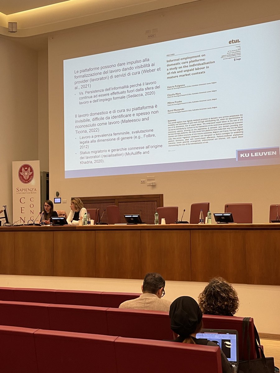 Valeria Pulignano (@valeriapuligna2) on Twitter photo <a href="/claudiettamara/">Claudia Marà</a> presenting our comparative work on care platforms in 🇫🇷 & 🇧🇪.. superb ! First awareness workshop 🇮🇹 Rome Now 🙏claudia <a href="/KULeuven_ERLM/">KU Leuven Employment relations and labour markets</a> <a href="/ERC_Research/">European Research Council (ERC)</a> <a href="/claudiettamara/">Claudia Marà</a> presenting our comparative work on care platforms in 🇫🇷 & 🇧🇪.. superb ! First awareness workshop 🇮🇹 Rome Now 🙏claudia <a href="/KULeuven_ERLM/">KU Leuven Employment relations and labour markets</a> <a href="/ERC_Research/">European Research Council (ERC)</a>