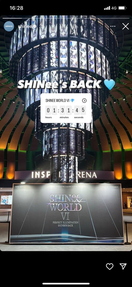Our life is complete! 🩵 Our @SHINee boys are back on stage together, and we couldn’t be more excited. Have fun tonight! 💎🫶🏼 #SHINee #샤이니 #SHINeeWORLD_VI #PERFECT_ILLUMINATION_SHINeeS_BACK #퍼펙트_일루미네이션_샤이니즈백 #SHAWOL