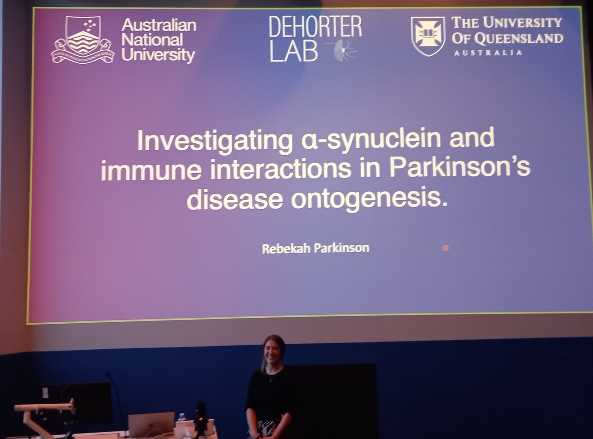 @BeckyGParkinson @DehorterLab @QldBrainInst delivered an outstanding final #Thesis presentation @JCSMR.