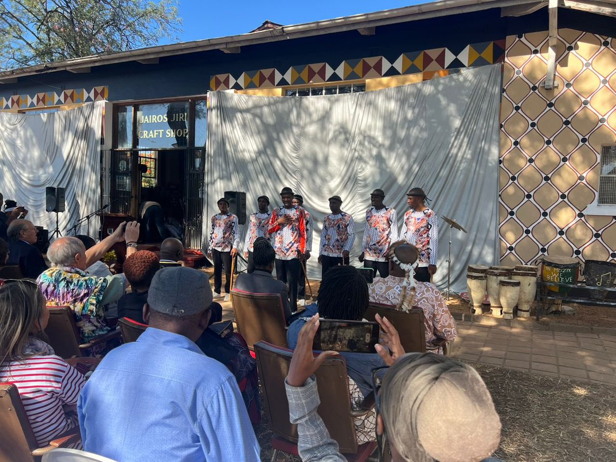 #CurrentSitu : The German Embassy in Harare, in partnership with the City of Bulawayo, is currently Unveiling the newly redecorated Jairos Jiri Craft Centre in Bulawayo. 🧵 About the unveiling ceremony. #CulxureMag @CityofBulawayo