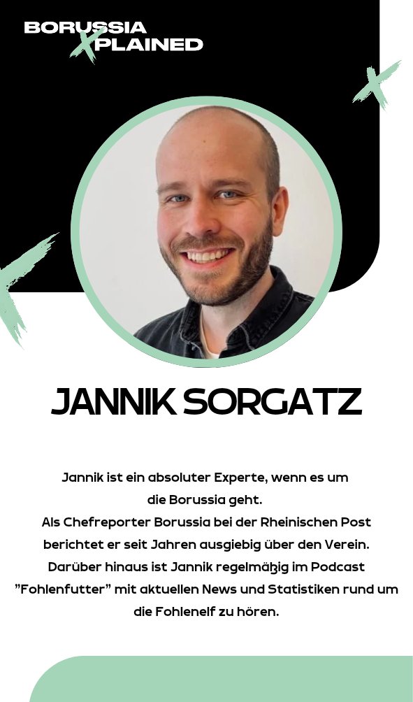 BorussiaXpl's tweet photo. Am 29.05.2024 um 20Uhr ist @aufmplatz im BorussiaXplained Live Talk auf YouTube zu Gast. 
Gemeinsam werfen wir nochmal einen Blick auf die abgelaufene Saison der @borussia. 
Schaut gerne rein, es wird viel zu besprechen geben. 
Wir freuen uns auf euch 💚 https://t.co/T5kV46lovx