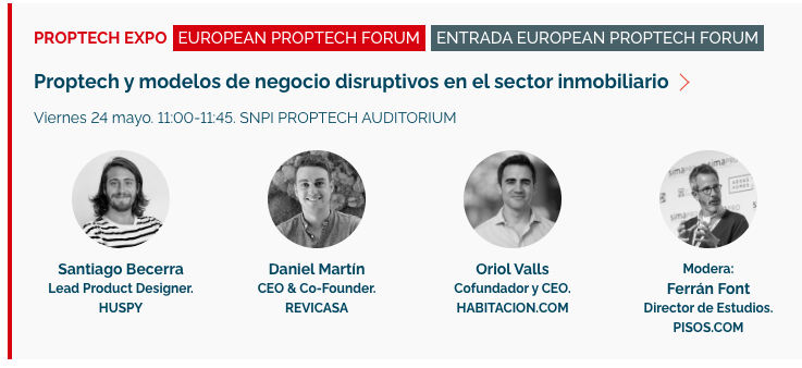 pisoscom's tweet photo. Todo preparado. En breves minutos comienza la mesa redonda "Proptech y modelos disruptivos en el sector inmobiliario"
#Proptechexpo @simaexpo @FerranFont https://t.co/lYMFGCSovA