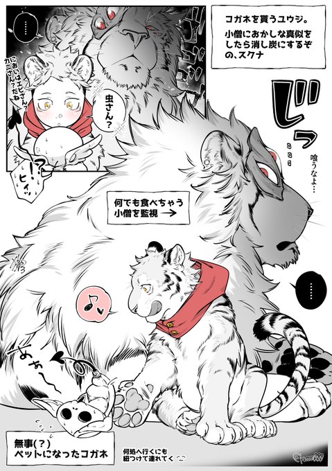 宿虎🐾擬獣化
👅🐯とペット 
