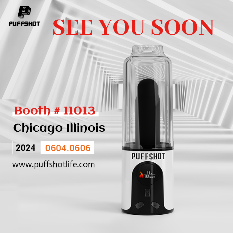 #Puffshot & #Heybar are excited to invite you to an exclusive showcase of our latest innovations at the Chicago Expo. See you in Chicago!❤️ For more information, visit our websites: puffshot.com| heybar.com #ChampsExpo #Chicagolllinois #510carts #vapeexpo