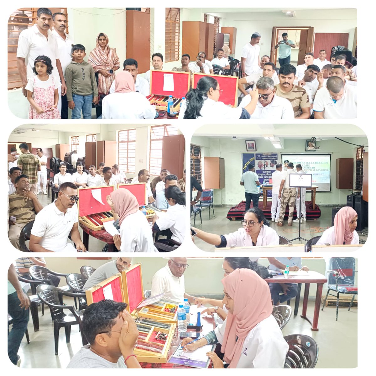 Health is an asset without equal! Health check-up camp for CISF personnel & family members was organised @ CISF Unit ASG Calicut. Various work related health issues & their remedies were addressed. #PROTECTIONandSECURITY #Welfare @HMOIndia @MoHFW_INDIA