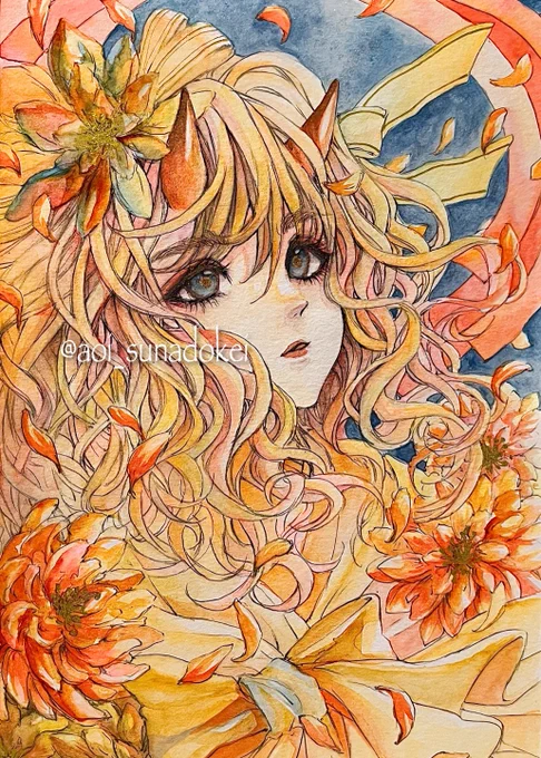 この水彩イラストもお気に入り 