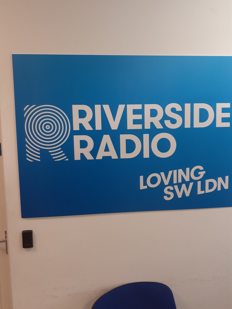 This morning with @nuttybutty on Riverside Radio. 10.30ish.