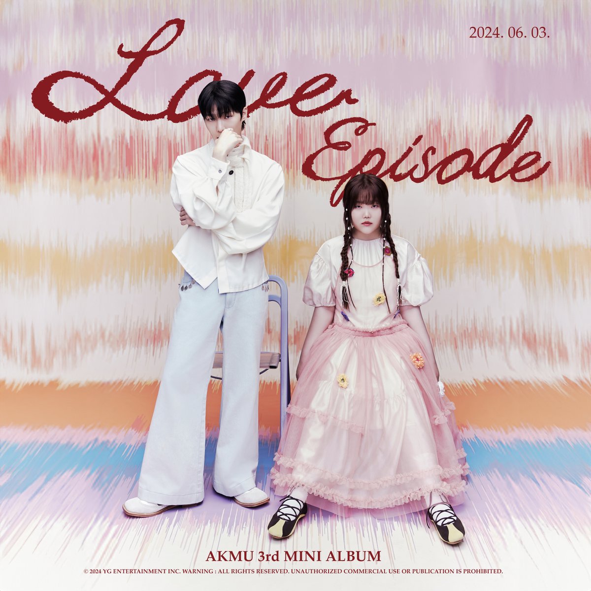 ygent_official's tweet photo. #AKMU [LOVE EPISODE] MOOD POSTER

AKMU 3rd MINI ALBUM [LOVE EPISODE]
▶️2024.06.03

PRE-ORDER
▶️https://t.co/V0hRkv2p3L

#악뮤 #LEECHANHYUK #이찬혁 #LEESUHYUN #이수현 #3rdMINIALBUM #LOVE_EPISODE #MOOD_POSTER #RELEASE #20240603 #YG https://t.co/hpPwP0UIUh