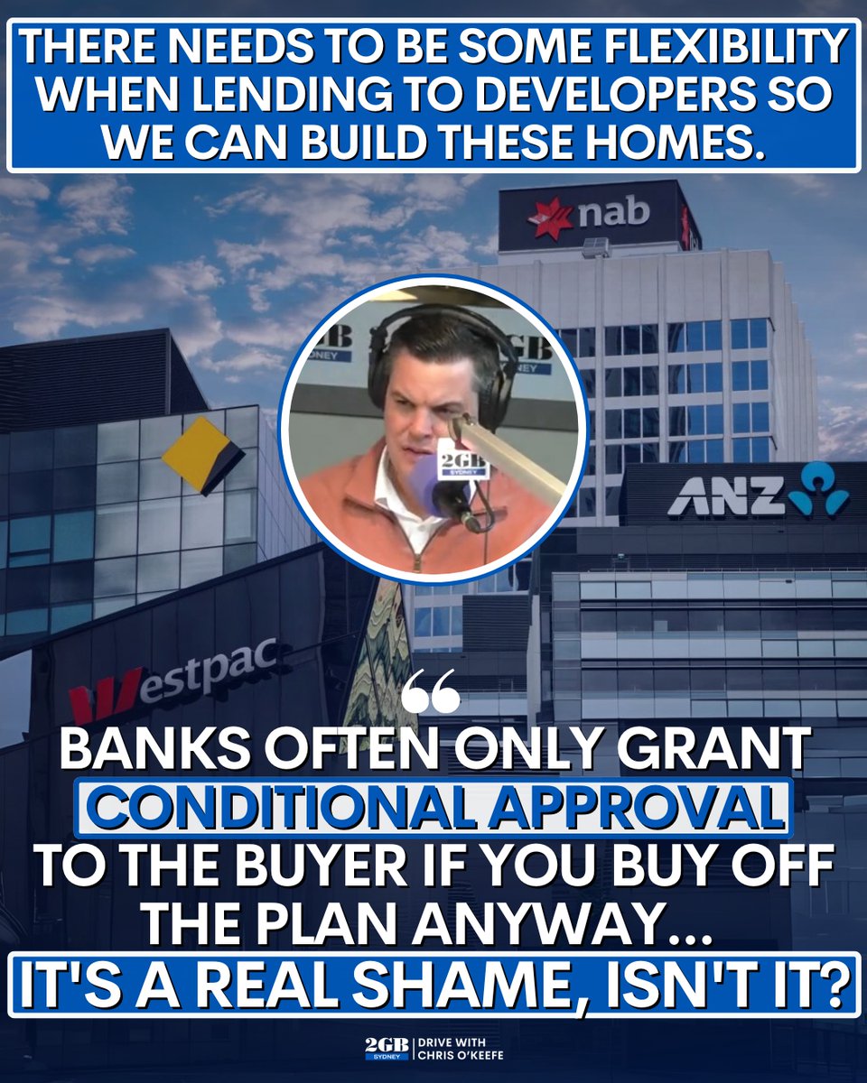 Chris O'Keefe reveals how stringent bank requirements are hindering the construction of new homes, 'the banks will tell the developer, we will only give you the money if you can sell 90% of the units off the plan.' MORE: brnw.ch/21wK5YG