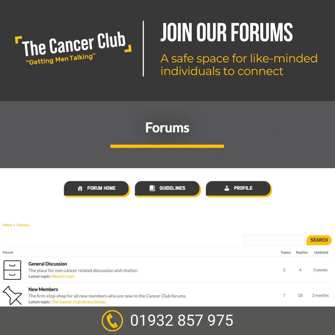 👉 thecancerclub.co.uk/forums

Join the conversation and find your support system at The Cancer Club! Our forums are a safe space for like-minded individuals to connect, share stories, and uplift one another.
-
-
#TheCancerClub #CancerCharity #CancerAwareness #FightAgainstCancer