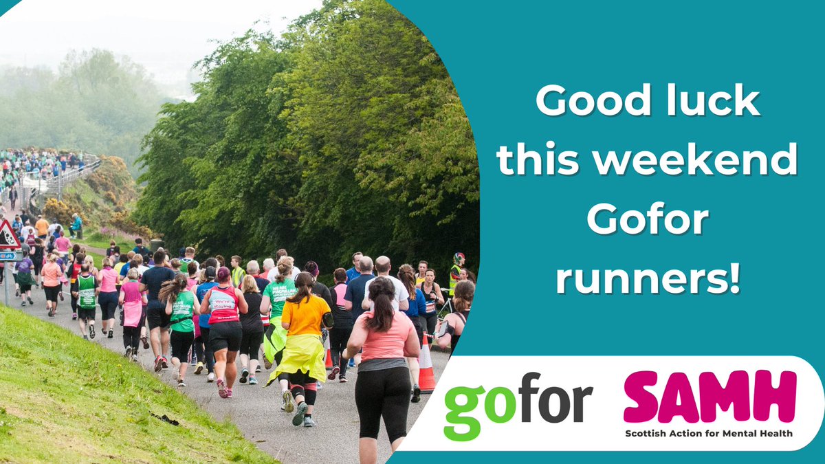 Wishing the best of luck and an amazing day to the Gofor runners Justin, Andrew and Paul taking on the Edinburgh Marathon and Half Marathon this Sunday!
Thank you for taking on the challenge from everyone here <a href="/SAMHtweets/">SAMH</a>
Can't wait to see you there!
#TeamSAMH