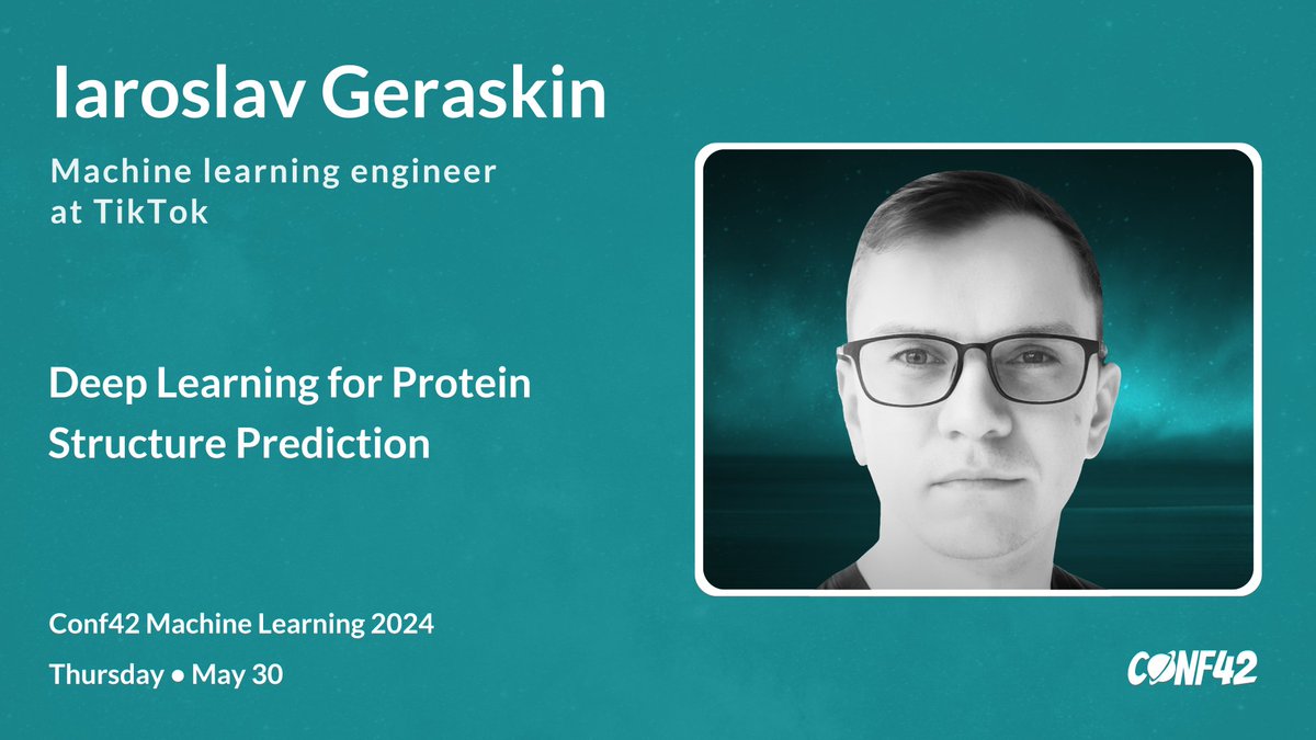 🌟Explore Protein Structure Prediction at #Conf42 #MachineLearning!🌟 🔗 Register now: conf42.com/Machine_Learni… Uncover how deep learning is revolutionizing the field of protein modeling and drug discovery. #AI #ProteinStructure #Bioinformatics #ArtificialIntelligence #ML