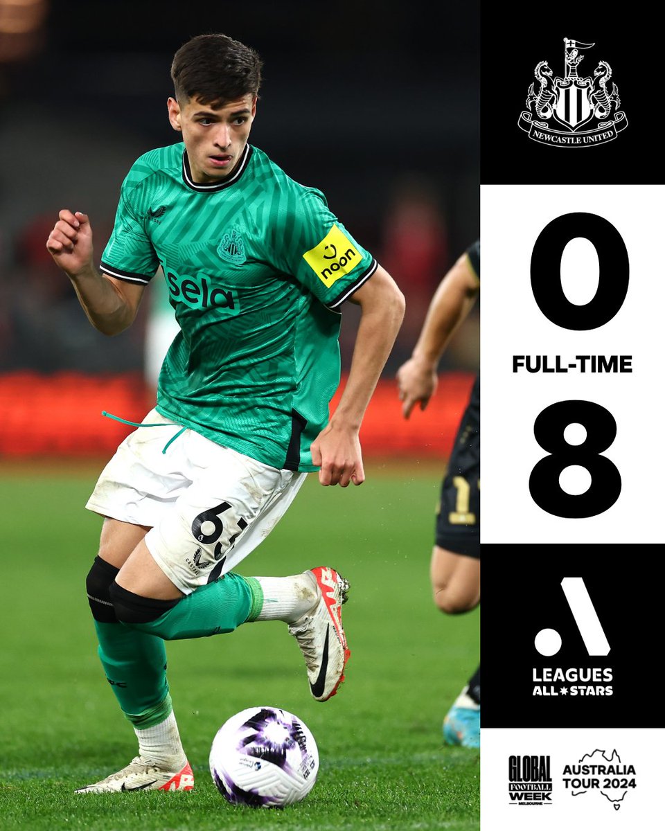 NUFC's tweet image. Full-time in Melbourne. 

#GlobalFootballWeek // #NUFC