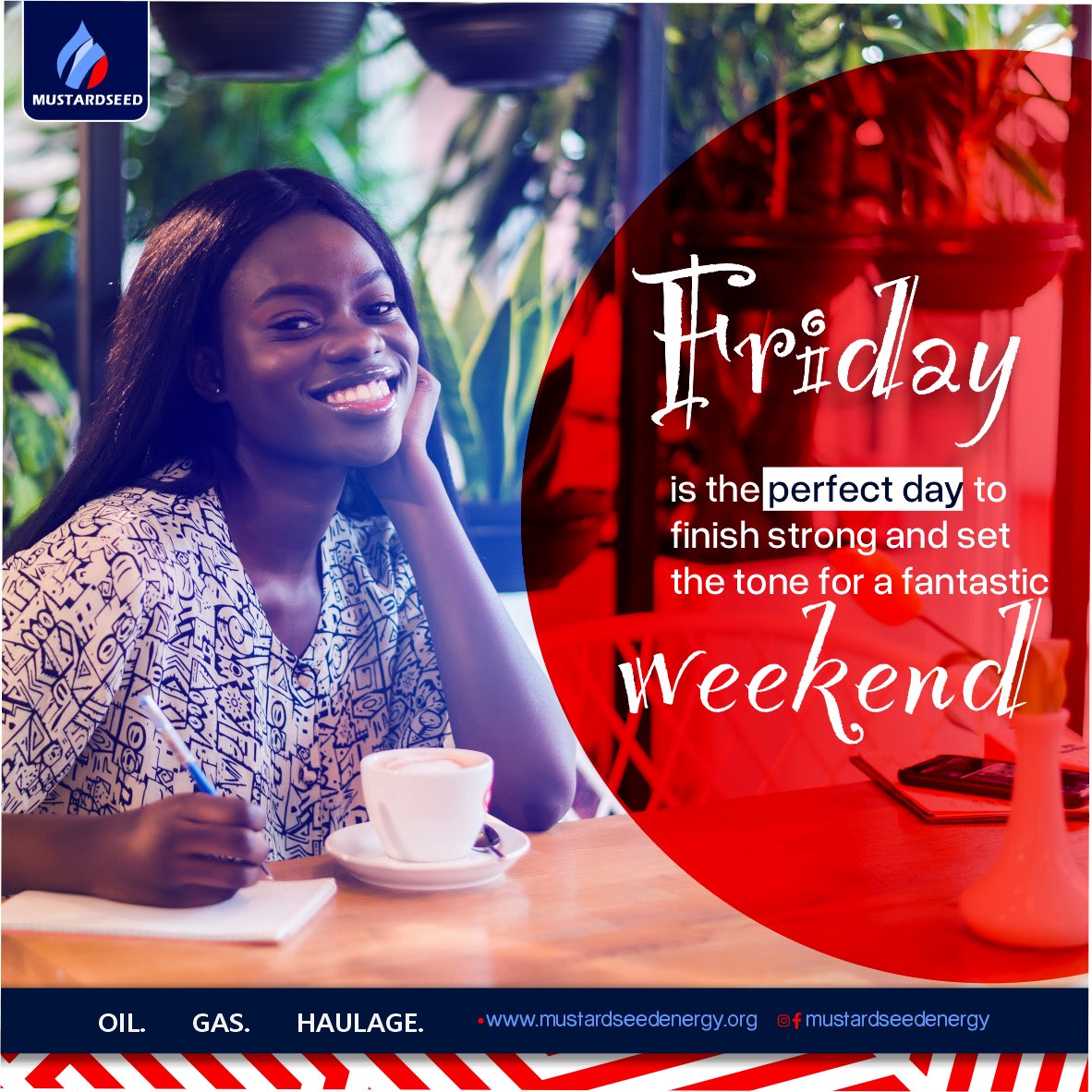 MustardseedEne's tweet photo. The only limits in life are the ones you make. Wake up and be awesome.
Every weekend should be a time of love and fun.
#TGIF 
#perfectweekend
#mustardseedenergydynamics https://t.co/bQXXbcgyyU
