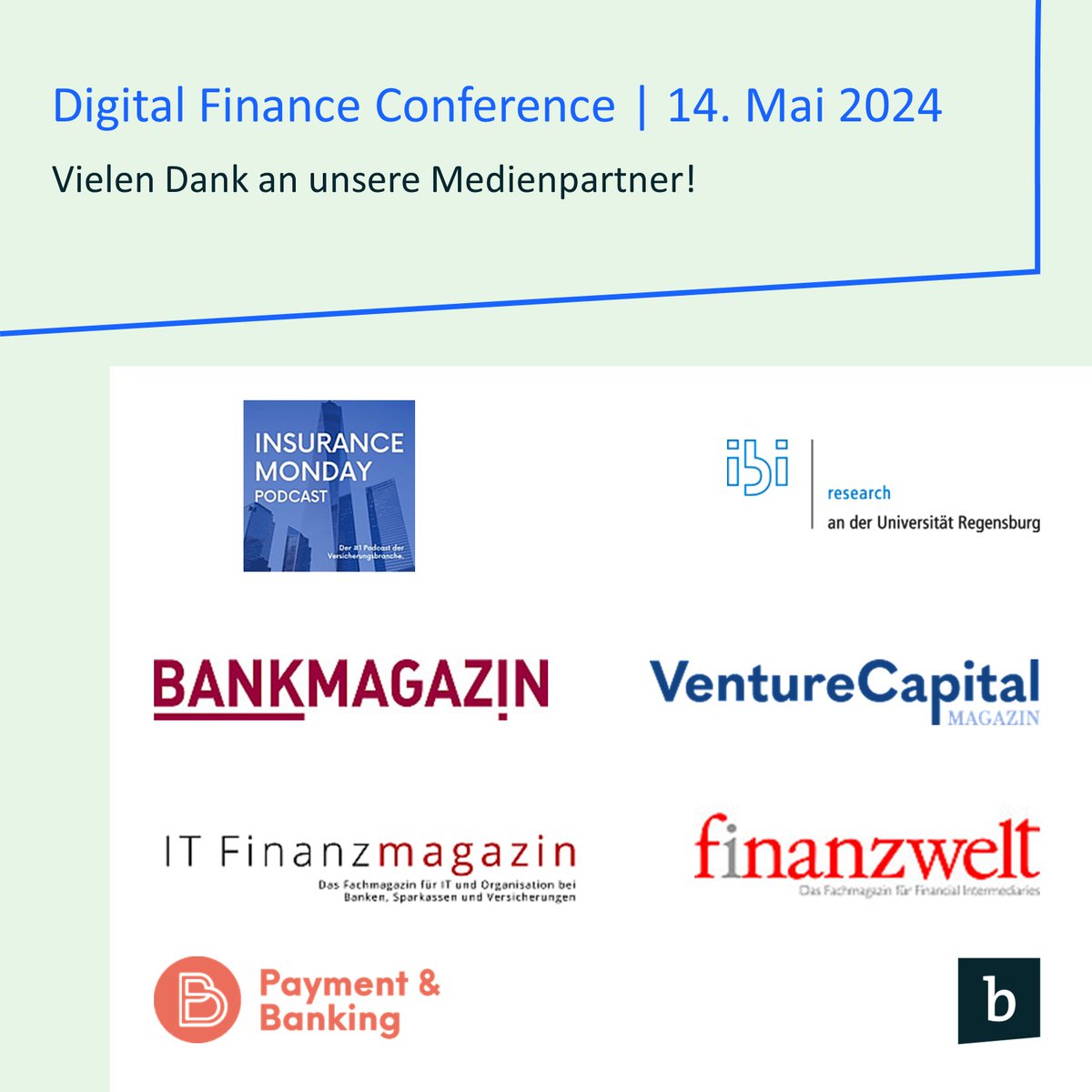 Bitkom_Finance (@bitkom_finance) on Twitter photo 🙌 Vielen Dank an die Medienpartner von der #digifin24 für ihre kommunikative Unterstützung: Bankmagazin | <a href="/finanzwelt_news/">finanzwelt.online</a> | @ibi_research | Insurance Monday | <a href="/ITFinanzmagazin/">IT Finanzmagazin</a> | <a href="/paymentbanking/">Payment & Banking</a> | <a href="/vc_magazin/">VentureCapital Magazin</a>.
📸 Alle Impressionen von der #digifin24: flickr.com/photos/bitkom/… 🙌 Vielen Dank an die Medienpartner von der #digifin24 für ihre kommunikative Unterstützung: Bankmagazin | <a href="/finanzwelt_news/">finanzwelt.online</a> | @ibi_research | Insurance Monday | <a href="/ITFinanzmagazin/">IT Finanzmagazin</a> | <a href="/paymentbanking/">Payment & Banking</a> | <a href="/vc_magazin/">VentureCapital Magazin</a>.
📸 Alle Impressionen von der #digifin24: flickr.com/photos/bitkom/…