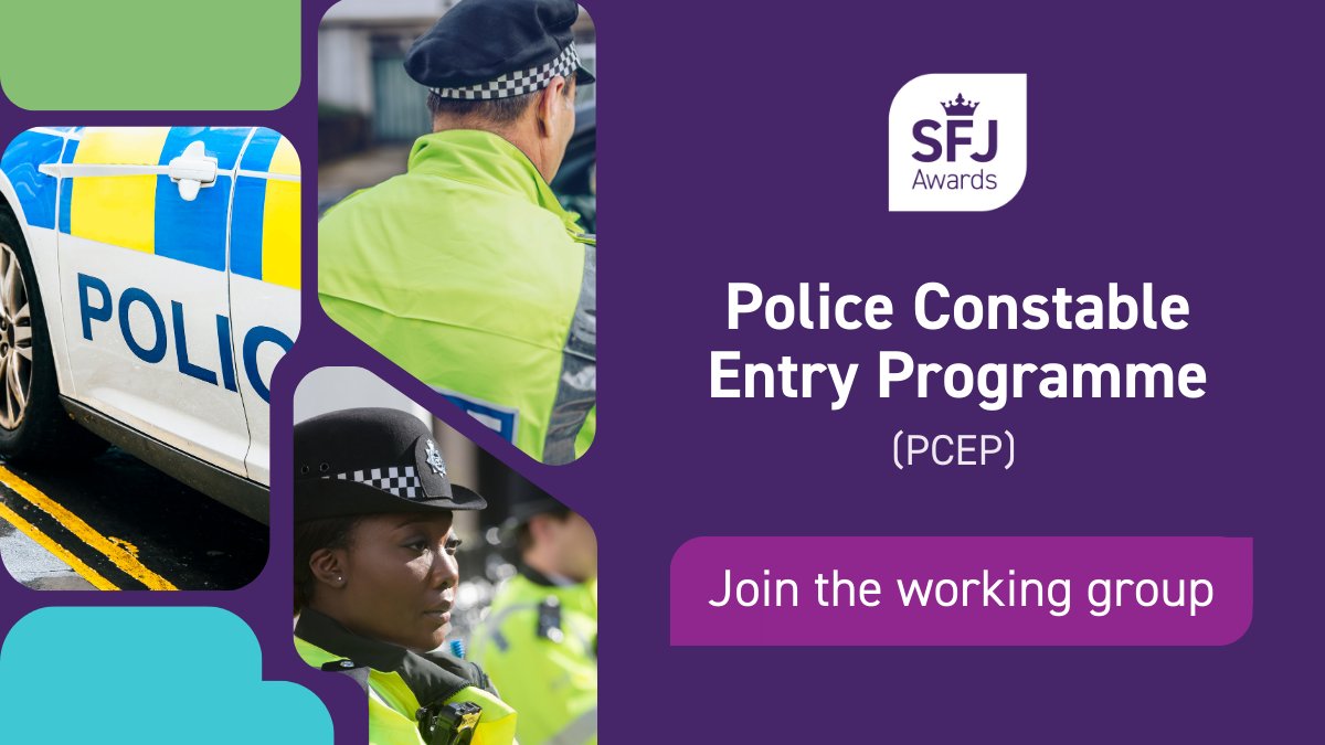 The Police Constable Entry Programme PCEP curriculum offers a new pathway into policing. We’re exploring accreditation routes to support this innovative curriculum and we need your help! To get involved in this exciting development, join our working group ow.ly/Z2Tv50RSpY9