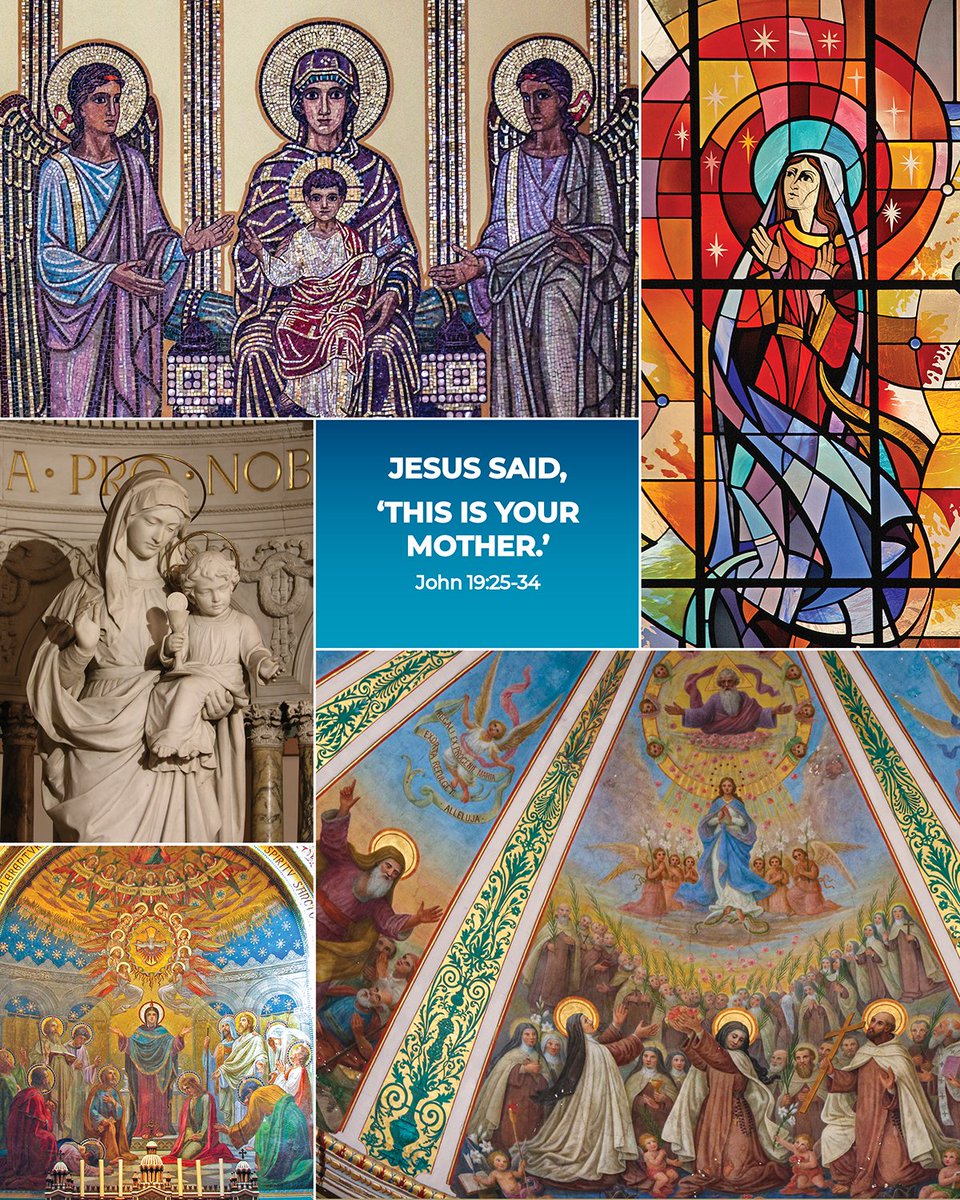 Seeing his mother and the disciple he loved standing near her, #Jesus said to his mother, ‘Woman, this is your son.’ Then to the disciple he said, 'This is your mother.' And from that moment the disciple made a place for her in his home. [John 19:25-34]

instagram.com/p/C7L5LeBpHQz/