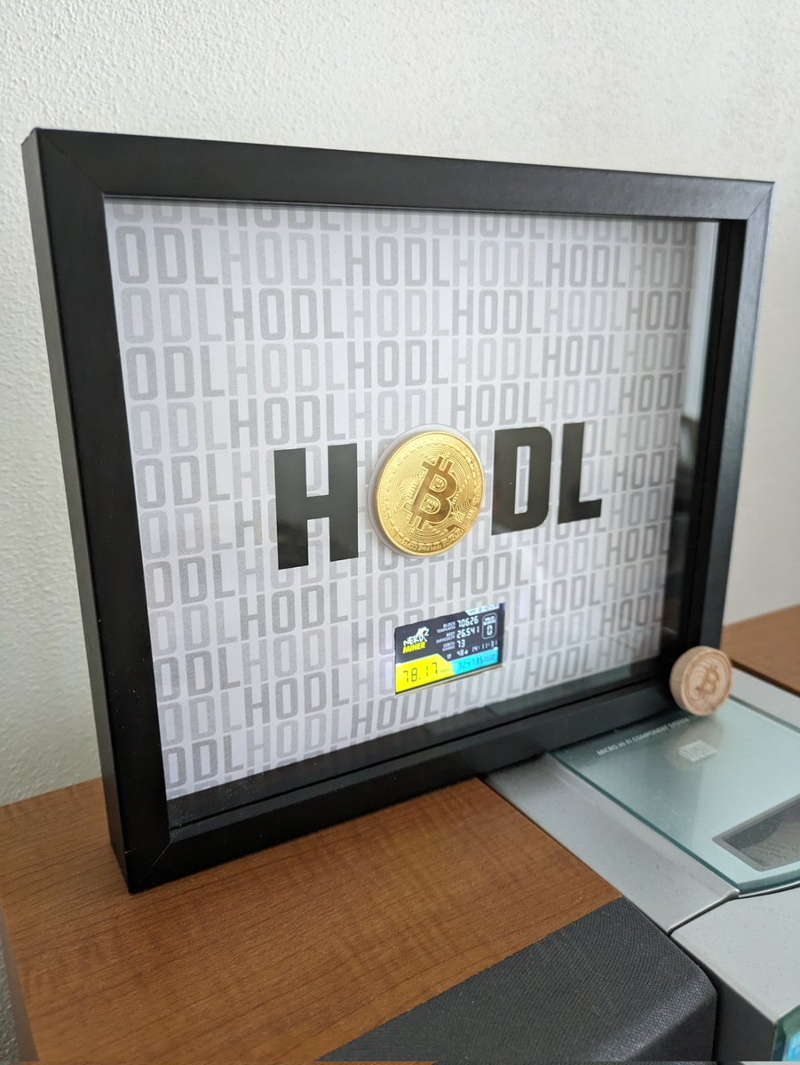 MiniCryptoArt_1's tweet photo. Hey @NerdMiners what do you think about this connection? 😏
This is the first prototype 
#nerdminer #nerdminers #btc #btcart #minicryptoart #bitcoin #hodl https://t.co/86OXLxSjGL