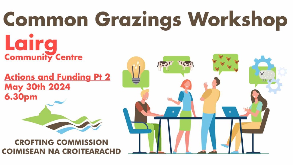 Sutherland grazings committees!  Free workshops on managing your common grazing with Farm Advisory Service. Sign up now: fas.scot #GrazingsManagement #FreeWorkshops