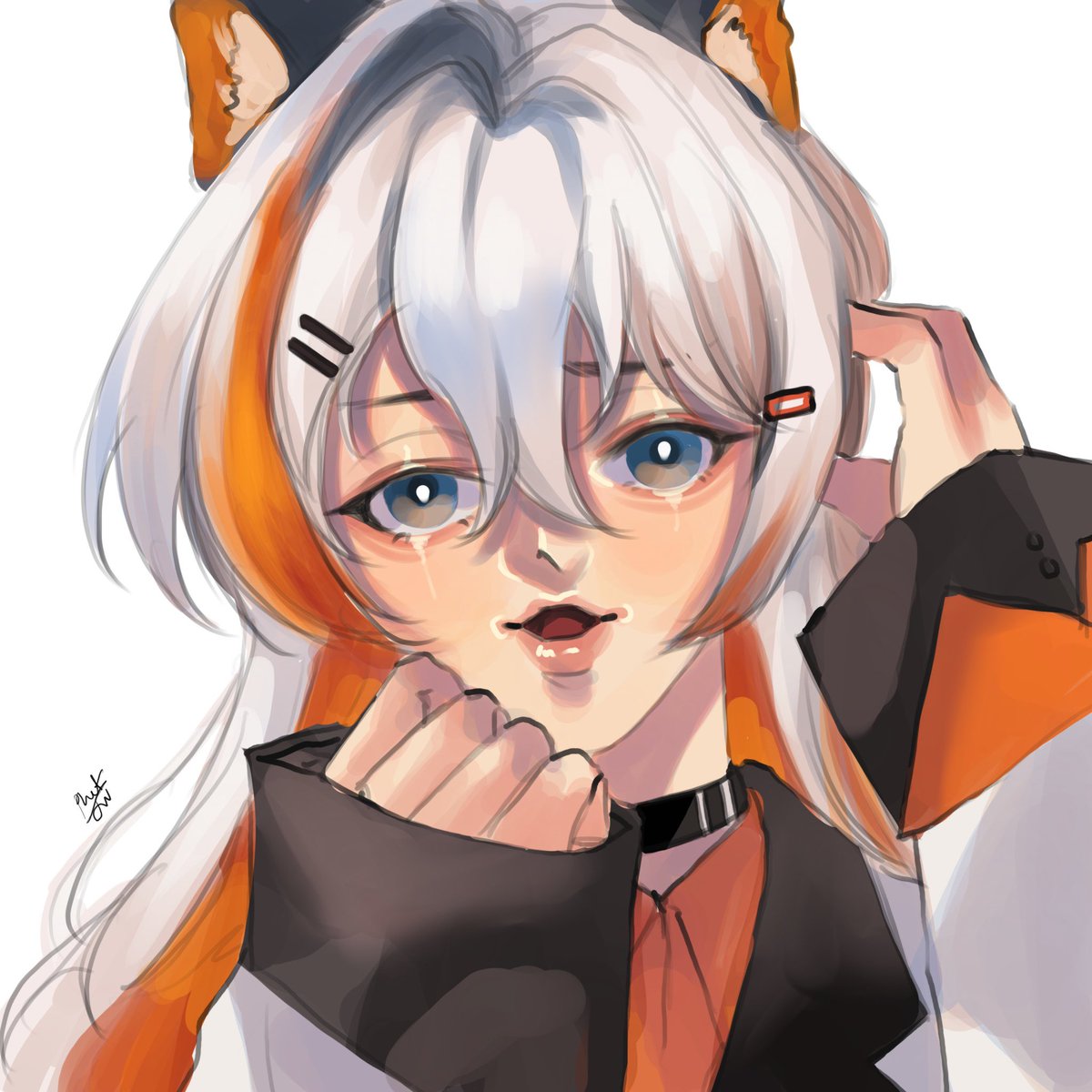 PhetJW's tweet photo. แมวจ้ม🐱🧡  #ARTmaew https://t.co/M9pzVlAT5r