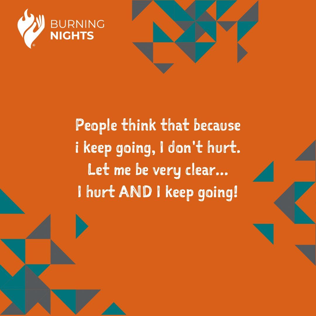 Thought of the day
People think that because i keep going, I don't hurt.
Let me be very clear...
I hurt AND I keep going!
•
•
•
•
•
 #BNightsCRPS #CRPS #crpsawareness #crpswarrior #crpslife #crpssupport #chronicpain #CRPSisReal