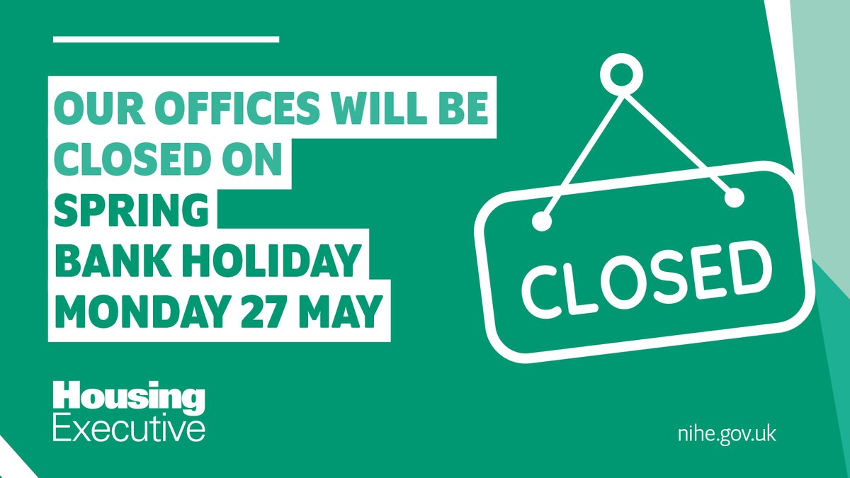 Our offices are closed on Monday 27 May for the Spring Bank Holiday, re-opening on Tuesday 28 May. If you need to report an emergency repair during this time, please phone 03448 920 901. Our emergency, out of hours, homelessness service can be contacted by phoning 03448 920 908.