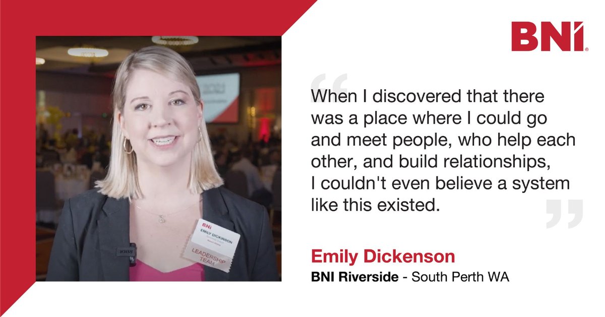 At BNI, the largest networking community in the world, the cycle of giving and receiving is continuous.

#BNI #BNIGlobal #Networking #ReferralMarketing #Buildingrelationships