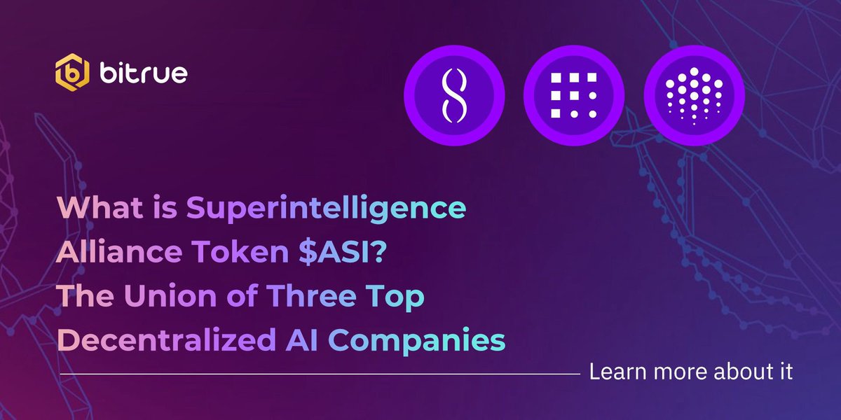📖 What is Superintelligence Alliance Token $ASI? @ASI_Alliance The Union of Three Top Decentralized #AI Companies 1/ The Superintelligence Alliance is a collaborative initiative among @Fetch_ai , @SingularityNET, and @oceanprotocol, aiming to revolutionize decentralized #AI