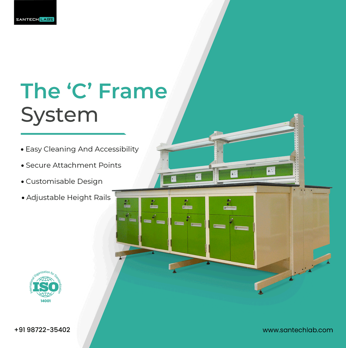 santechlabs's tweet image. Upgrade to the C Frame Lab System for a modern flexible, and efficient workplace. Don&apos;t let your lab furniture hinder creativity. Boost efficiency, maximize ergonomics, and minimize maintenance.

Visit our website: santechlab.com/product/c-fram…

#SantechLabs #CFrameSystem #LabFurniture