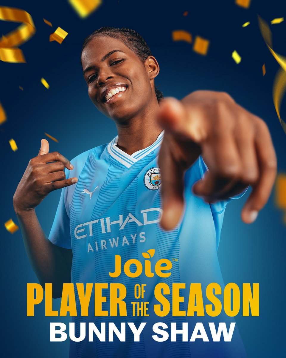 Your @Joie_Baby Player of the Season! ⭐️ Bunny Shaw 🏆