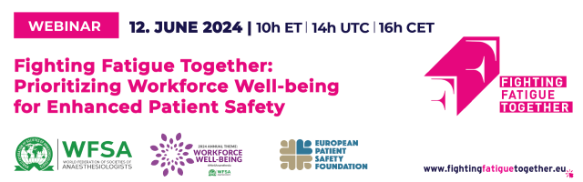 🥁 New Webinar Announcement: We are excited to announce our upcoming webinar on June 12, 2024, organized in collaboration with the @eupsf More info and register >>> fightingfatiguetogether.eu/fft-webinar-wf… This session will explore the vital intersection between workforce wellbeing and