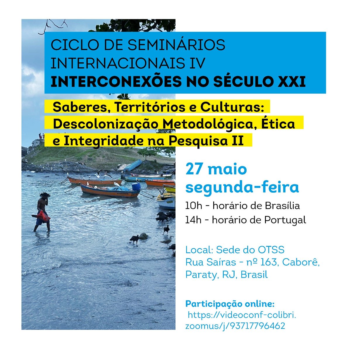 DCV_UC's tweet photo. Ciclo de Seminários vai decorrer no Brasil, na próxima 2ª feira, mas pode ser visto em Portugal via online. Conta com a participação de Diogo Vidal e Fátima Alves, investigadores do DCV. https://t.co/gFOoBNVjQl