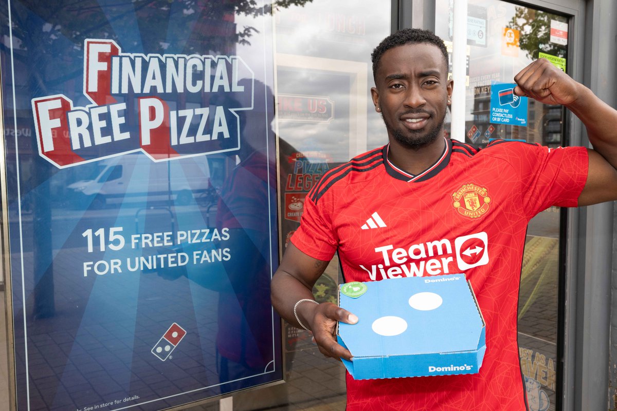 UNITED FANS

we're giving away free pizza to the first 115 of you who visit our Wembley Store tomorrow

fans of other clubs playing nearby, feel free to lodge an appeal