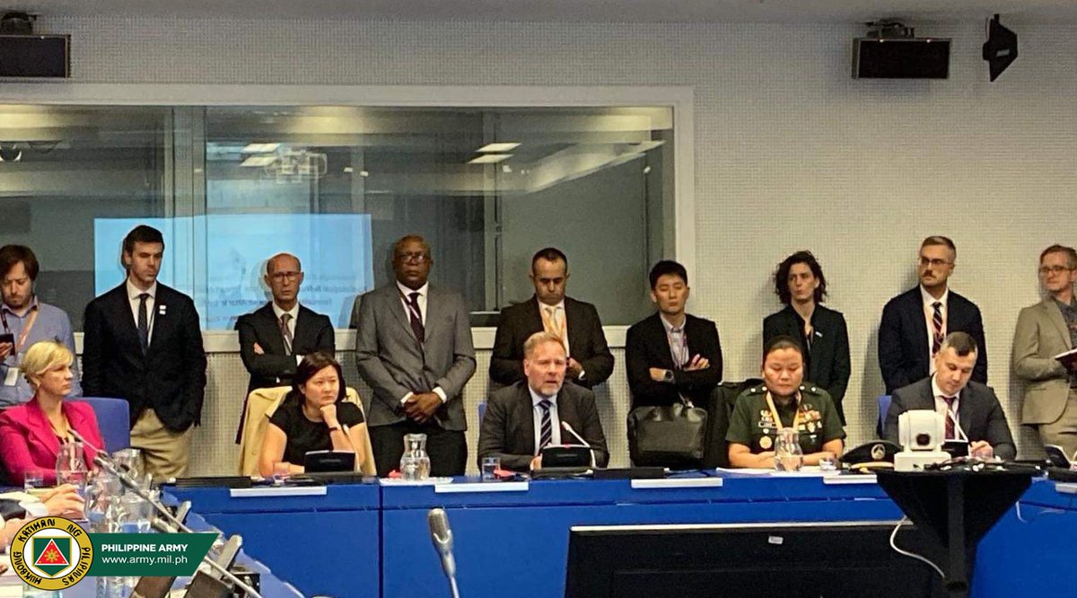 yourphilarmy's tweet photo. The Philippine Army through the Office of the Army Chief Ordnance and Chemical Service, participated in the 4th International Conference on Nuclear Security (ICONS) in Vienna Austria on May 20-24, 2024.
#PhilippineArmy
#INTERPOL_CBRNE
#INTERPOL_HQ https://t.co/ItgqWFtc4I