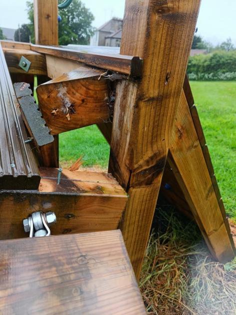 PLAY equipment at a park in Kirkbymoorside has been damaged by vandals. dlvr.it/T7KmCT 🔗 Link below