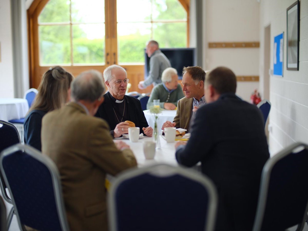 We're excited to be kicking off the Big Mission Weekend in the <a href="/GlosDioc/">The Diocese of Gloucester</a> <a href="/JustinWelby/">Follow @ArchbishopSarah</a> is starting the day talking with farmers about the importance of wellbeing and highlighting the issues in rural areas, especially in farming.