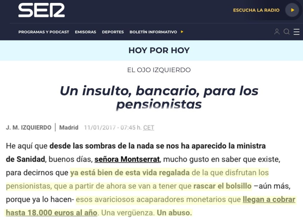 Está es la candidata Pepera a Europa.. decía que.los pensionistas tenían la vida regalada..y eran acaparadores avariciosos que llegan a cobrar 18 mil euros..lo dice ella, que cobra un pastón..lo dice una que su familia llegó a deber 4 millones a Hacienda.. ahora votadla