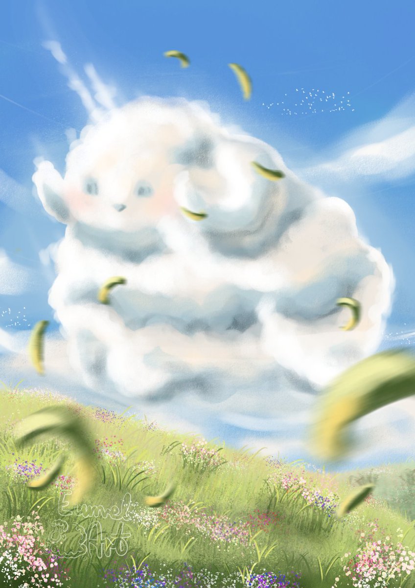 I now I do charakter art more often but I also enjoy doodling and practicing landscapes

#art #cloudart #landscapeart #comfyart #free #sheepcloud #summerart #summerfeeling #kleeneseumel #eumelart