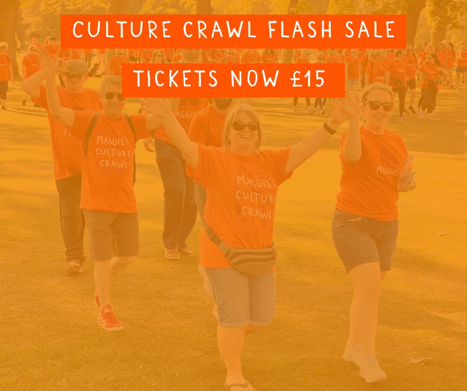 Culture Crawl flash sale. To celebrate the Bank Holiday, Culture Crawl tickets are £15 for this weekend only. Get your team together for another night full of surprises. Use code ‘FLASH’ at checkout and get your tickets now ow.ly/vK5k50RSsli. Offer ends Tuesday 28th May.