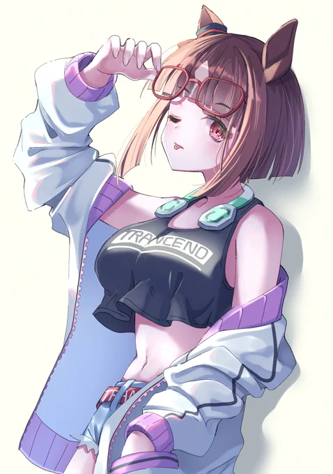 暑くなってきたし肌見せトランも見たい#ウマ娘 #トランセンド 