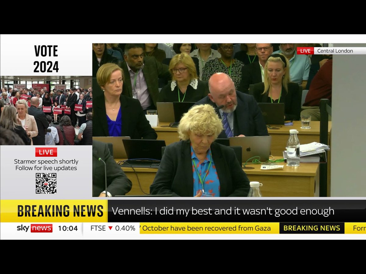 Edward Henry is delivering what we wanted. He’s taking no shit and tearing Paula Vennells apart. She is rightly being destroyed. #PaulaVennells #PostOfficeScandal #horizon #ThePostOffice #postofficeinquiry #skynews #thepostofficeinquiry